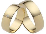 Firetti Trauring Schmuck Geschenk Gold Hochzeit Ehering Trauring "LIEBE", Made in Germany, wahlweise mit oder ohne Brillant