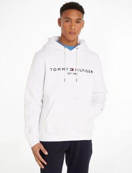 Tommy Hilfiger Kapuzensweatshirt TOMMY LOGO HOODY mit Kapuze und Kängurutasche unifarben, casual, regular fit, Baumwollmix, Kapuze