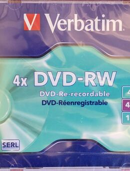 Verbatim DVD -RW 4.7GB, 4x Speed, 5 Stck. - Jena