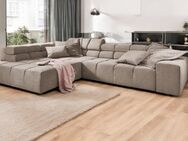 Sofa Couch Wohnlandschaft von 3c Candy Bezug aus Webstoff - Delmenhorst