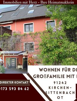 Großzügiges Wohnen auf vier Ebenen - Einfamilienhaus mit Einliegerwohnung - Kirchensittenbach