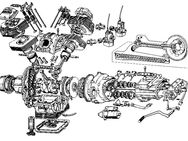 Moto Guzzi V35 - V75 - *47 Motor Schrauben Set 7* Normteile Satz NEU - Werdohl
