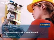 Qualitätssicherungsmitarbeiter (m/w/d) - Amt Wachsenburg