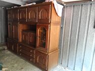 Wohnzimmerschrank aus massiver Eiche zu verkaufen - Herten