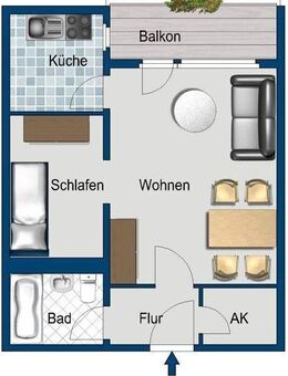 Hier wird frisch für Sie saniert! Schöne-Wohnung mit Balkon und Panorama Aussicht - Koblenz
