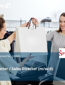 Verkaufsleiter / Sales Director (m/w/d) - Hamburg
