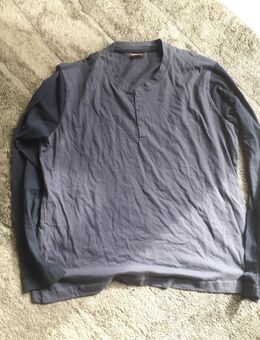 Herren-Langarmshirt mit Knopfleiste,blau Donnay Gr, XL - Euskirchen