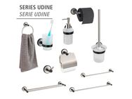 WENKO Zahnputzbecher UV-Loc® Udine, befestigen ohne Bohren mit innovativem Klebesystem