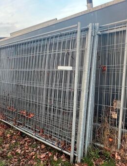 Bauzaun mit Standfüßen stabil und sofort einsatzbereit - Rheinbach