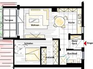 Charmante Wohnung mit Dachloggia in Ober-Olm Mitte, Top-Lage! - Ober-Olm