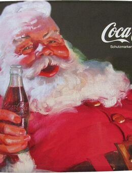 Coca Cola - Blechkarte mit Briefumschlag - 15 x 10,5 cm - Motiv 1 - Doberschütz