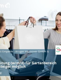 Bereichsleitung (w/m/d) für Gartenbereich - Quereinsteiger möglich - Ronnenberg