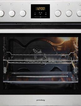 Privileg Elektro-Herd-Set SET PV510 IN, mit 1-fach-Teleskopauszug, Hydrolyse