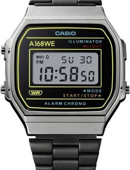 CASIO VINTAGE Chronograph A168WEHB-1AEF, Quarzuhr, Armbanduhr,Damenuhr, Herrenuhr, Digitaluhr, Edelstahlarmband