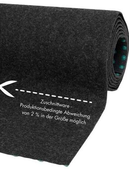 Andiamo Kunstrasen Field, Made in Belgium, rechteckig, Höhe: 4 mm, Rasenteppich aus Nadelfilz, mit Noppen, für Balkon & Terrasse