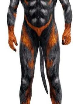 Zawaland Dobermann Cosplay Tier Kostüm XL Hund Sexy Huskies Werwolf Wolf Overall Catsuit - Parchim
