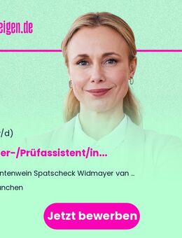 Steuer-/Prüfassistent/in (m/w/d) - München