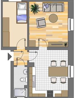 Demnächst frei! 2-Zimmer-Wohnung in Dortmund Renninghausen - Dortmund