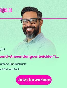 Backend-Anwendungsentwickler*in für T2 (CLM/RTGS) - Frankfurt (Main)