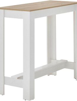 Stolkom Sp.z.o.o. Bartisch Modesto Küchentisch, Bistrotisch, Stehtisch Küche, BxHxT 115x103x50 cm, Grozügige Fläche, Stabiler Halt, Tischplatte melaminbeschichtet