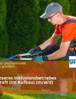 Leitung unseres Inklusionsbetriebes Pflanzenkraft (im Aufbau) (m/w/d) - Mainz