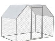 Hühnerstall Außengehege Kleintierstall aus verzinktem Stahl Outdoor Geflügelstall für Hühnerkäfig Kleintiere Vogelkäfig Haustierkäfig (2,9 x 1,98 x 1,82 m) Set4533 - Wuppertal