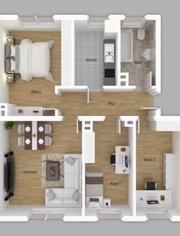 Gemütliche 4- Zimmer Wohnung in Rauenstein! - Frankenblick