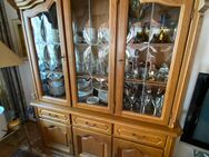 Vitrinenschrank Eiche massiv - Essen