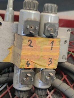 Hydraulik Magnetventil Elektro Multicar Steuer Schieber Block - Kranichfeld