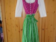 Dirndl "Hammerschmid" Größe 42/44 mit grüner Schürze + Jäckchen - Palling