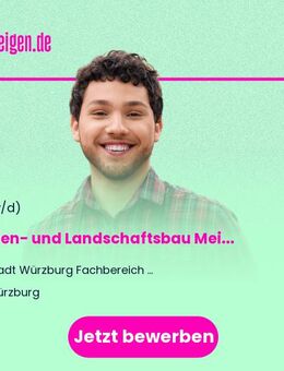 Garten- und Landschaftsbau Meister/in oder Techniker/in (m/w/d) Vollzeit / Teilzeit - Würzburg