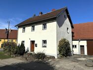 Einfamilienhaus mit beheizten Lagerräumen, Scheune, Garage uvm. - Gnotzheim