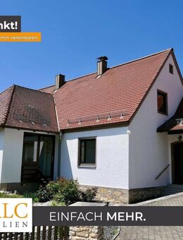 Einfach Mehr: Solides, großes Einfamilienhaus. Ruhige Sonnenlage. Garten, Wintergarten. Bezugsfrei. - Saal (Donau)