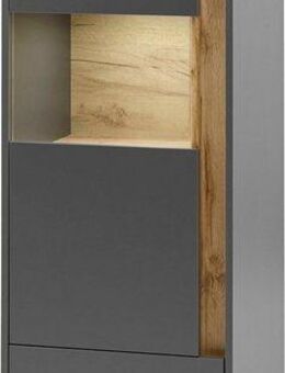 INOSIGN Vitrine City/Giron, moderner Hochschrank, Glasvitrine zeitlos, modern, ausreichend Stauraum, vielseitig einsetzbar