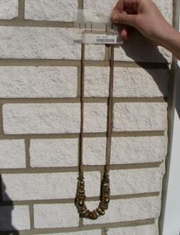 H&M Damen Kette Modeschmuck braun-gold neu 4,- - Flensburg