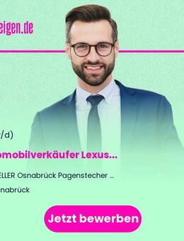 Automobilverkäufer Lexus (m/w/d) - Osnabrück