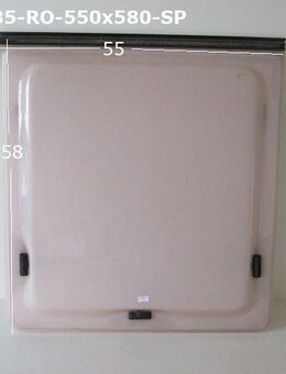 Bürstner Wohnwagenfenster ca 58 x 55 SONDERPREIS gebr. (Roxite 84 D459) BADFENSTER - Schotten Zentrum