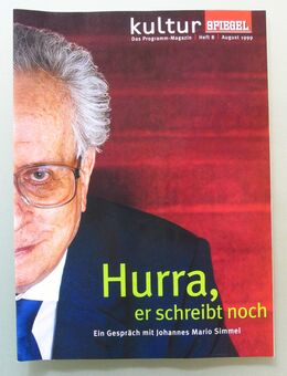 Kultur-Spiegel Heft 8/1999 (u.a. Interview mit von Lange, Simmel) - Münster