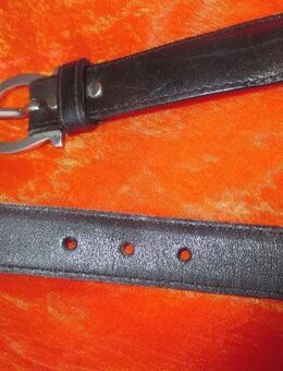 NEUw ORIGINAL VINTAGE Echt- Leder Zopf Flecht Taillien Gürtel "Etienne Aigner" schwarz silber - Riedlingen