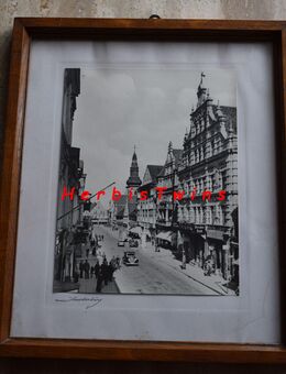 Original-Photographie Insterburg HINDENBURGSTRASSE - Ochsenfurt