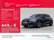 Audi A3, Sportback 40 TFSI e 2x S line, Jahr 2022 - Eching (Regierungsbezirk Oberbayern)