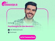 Psycholog:in für den Bereich Forschung und Wissenschaft - Dortmund