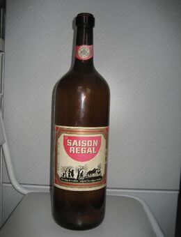 Großflasche 3 Liter 'Saison Regal' (belgisches Bier) - leer - Leverkusen