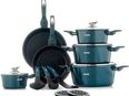 DMS 15-teilig Induktion Kochgeschirr Kochset Töpfe Pfannen in 75217