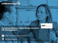 Personalreferent / Mitarbeiter (m/w/d) HR-Management - Renquishausen