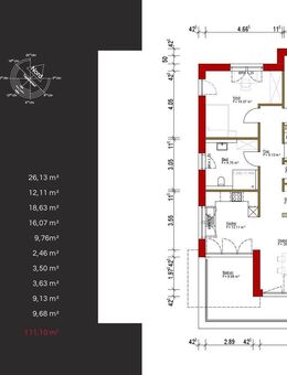 WE 1: Moderne 3-Zimmer-Wohnung mit Balkon in Trierweiler - Trierweiler