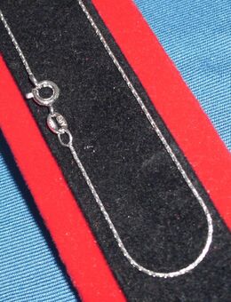 1 Ankerkette rundgeschlagen, ca. 42 cm, echt Sterling Silber 925/-, Federring, - Essen