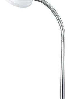 Reality Leuchten LED Tischleuchte Rennes, LED fest integriert, Warmweiß, Schreibtischlampe, verstellbarer Flexarm, weiß, warmweiß, 3000 Kelvin