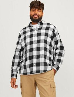 Jack & Jones PlusSize Karohemd JJEGINGHAM TWILL SHIRT L/S NOOS PLS