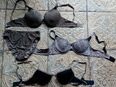 3 Push up-Balkonett-BHs-BH-Set-Slip-schwarz-braun-tiger-75 c/80 b in 24582